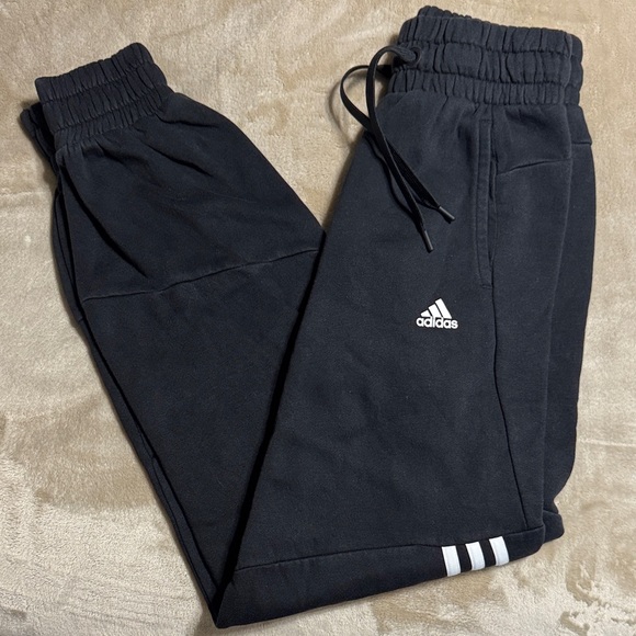Adidas Black Sweatpants - Picture 1 of 6